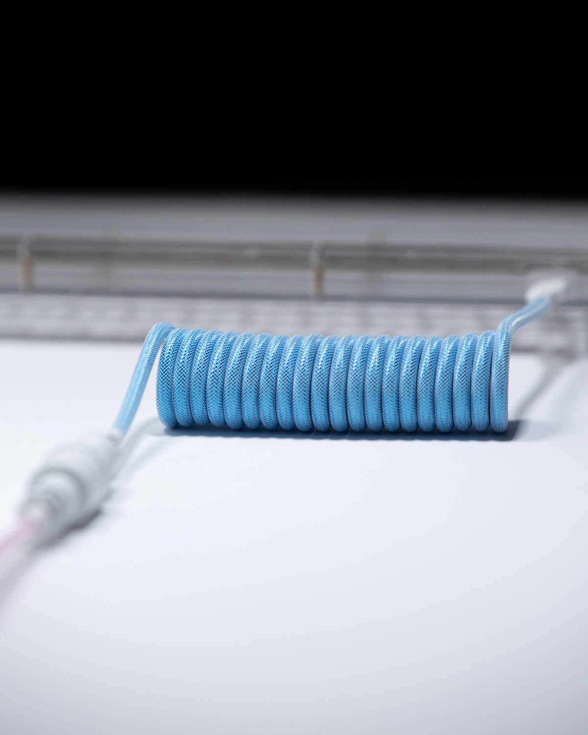 westm mechanical keyboard coiled aviator cable